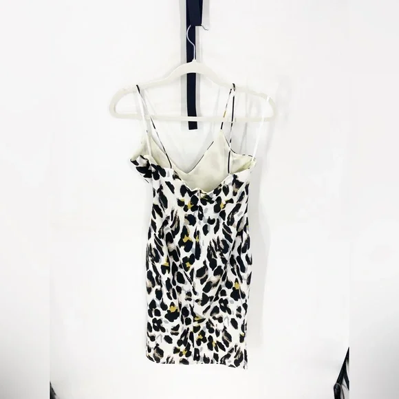 Superdown Fierra MIDI Leopard Print Slip Dress Sz S - Picture 9 of 9